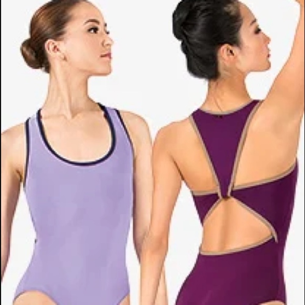 purple ballet leotard